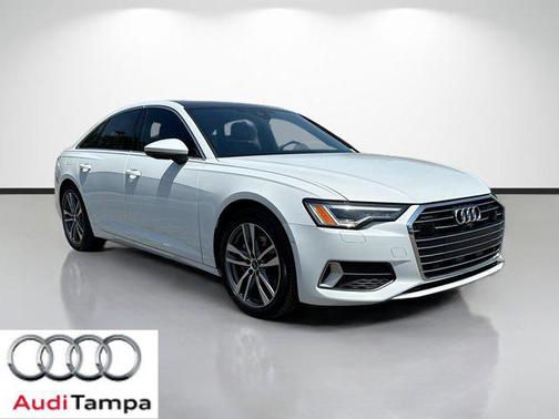 Glacier White Metallic 2023 Audi A6 45 Premium Plus