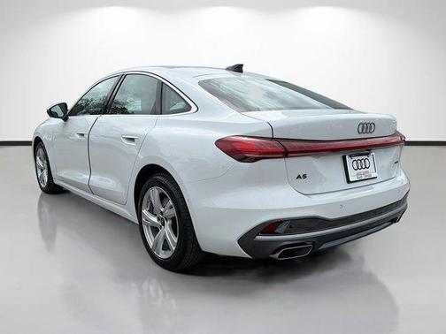 Glacier White Metallic 2025 Audi A5 Premium TFSI quattro S tronic