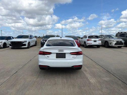 Glacier White Metallic 2023 Audi A5 Sportback 45 S Line Premium Plus