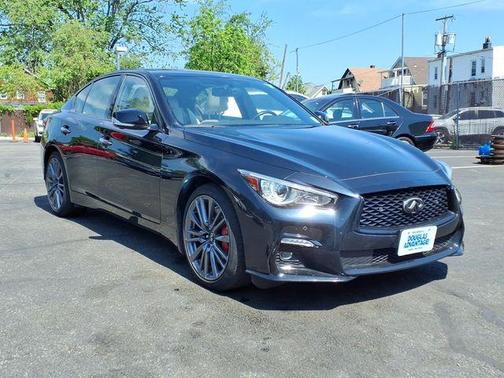 Black Opal Metallic 2023 INFINITI Q50 RED SPORT 400