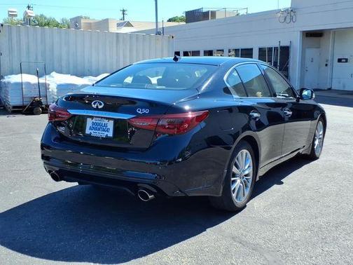 Black Obsidian 2023 INFINITI Q50 LUXE