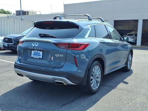 Slate Gray 2025 INFINITI QX50 Luxe