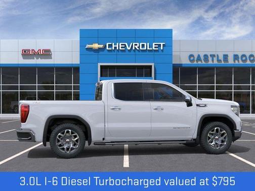Summit White 2026 GMC Sierra 1500 SLT