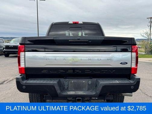 Shadow Black 2017 Ford F-250 Platinum