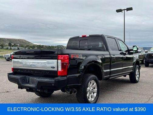 Shadow Black 2017 Ford F-250 Platinum