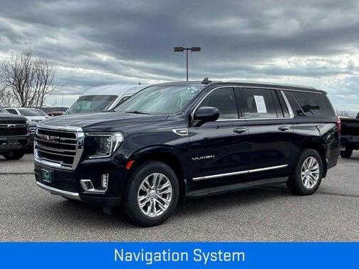 Midnight Blue Metallic 2023 GMC Yukon XL SLT