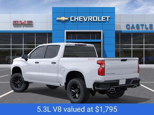 Summit White 2026 Chevrolet Silverado 1500 Custom Trail Boss