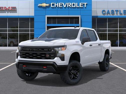 Summit White 2026 Chevrolet Silverado 1500 Custom Trail Boss
