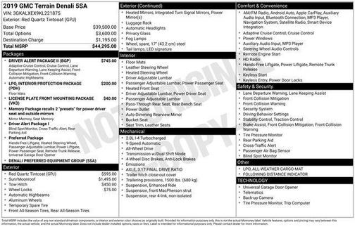 2019 GMC Terrain Denali