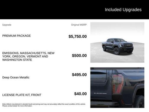 2026 GMC Sierra EV Elevation