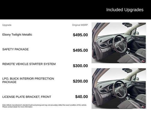 Ebony Twilight Metallic 2022 Buick Encore Preferred