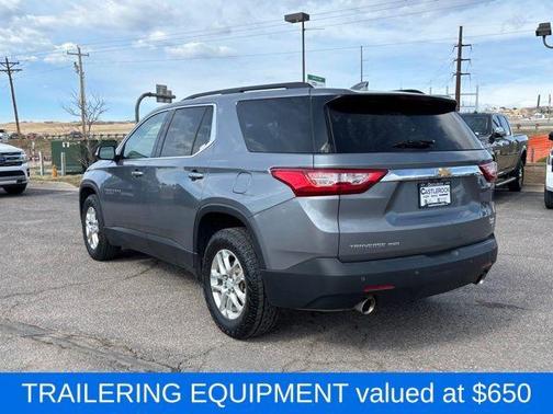 Satin Steel Metallic 2021 Chevrolet Traverse LT Leather