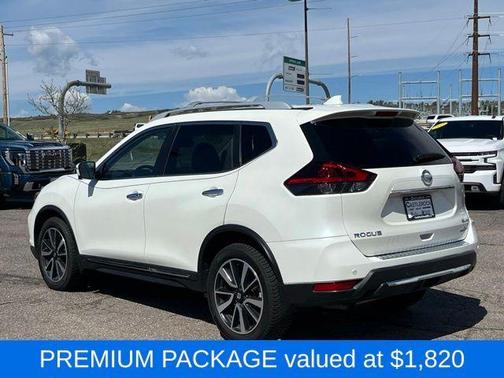 White 2019 Nissan Rogue SL