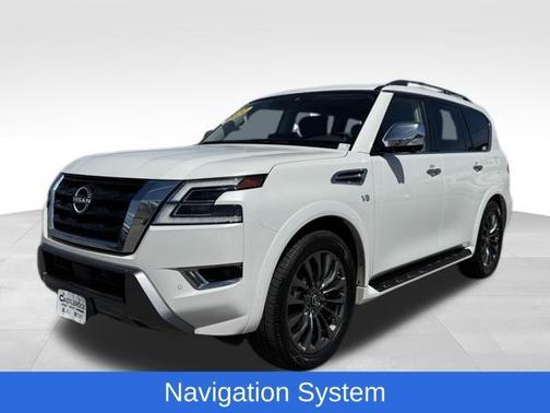 Aspen White 2022 Nissan Armada Platinum