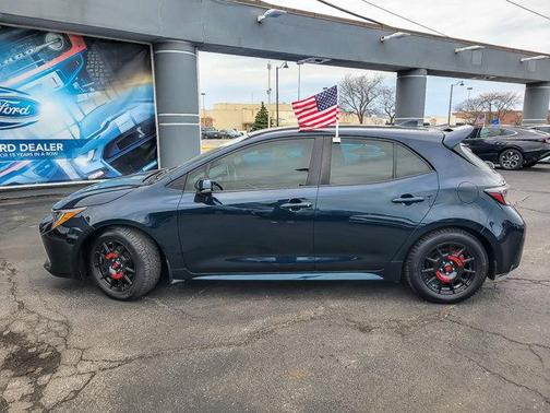 Galactic Aqua 2022 Toyota Corolla Hatchback XSE