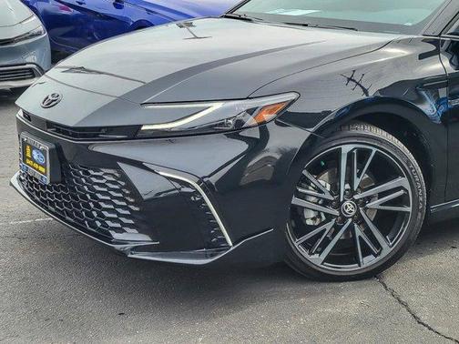 Midnight Black Metallic 2025 Toyota Camry XSE