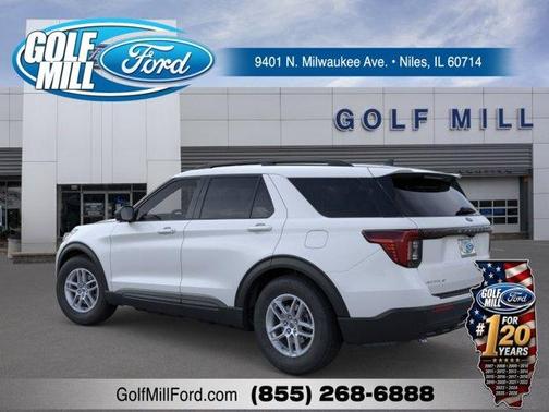 Space White Metallic 2026 Ford Explorer Active