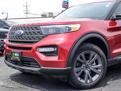 Red Metallic 2023 Ford Explorer XLT