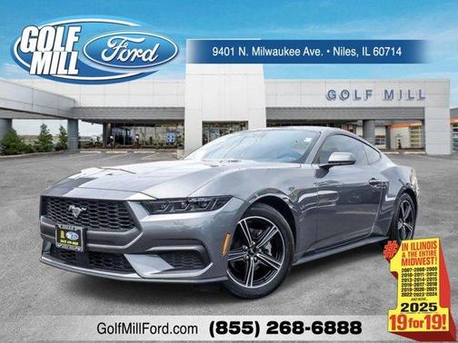 Carbonized Gray Metallic 2025 Ford Mustang EcoBoost Premium