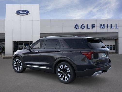 Agate Black Metallic 2026 Ford Explorer Platinum