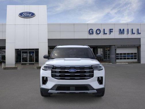 Space White Metallic 2026 Ford Explorer Active