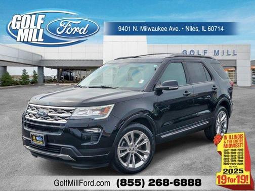 Shadow Black 2018 Ford Explorer XLT