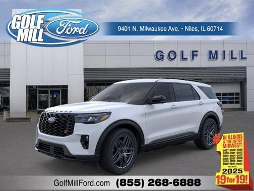 Space White Metallic 2026 Ford Explorer ST