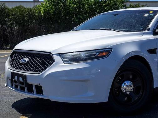White 2015 Ford Sedan Police Interceptor Base