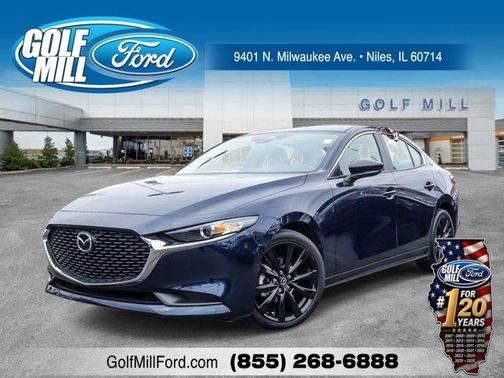 Deep Crystal Blue Mica 2025 Mazda Mazda3 FWD w/Select Package