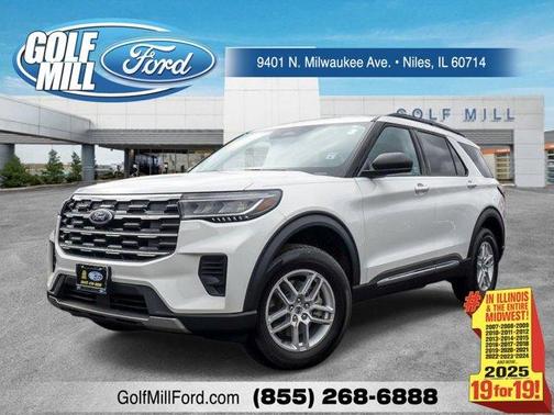 White Metallic 2025 Ford Explorer Active