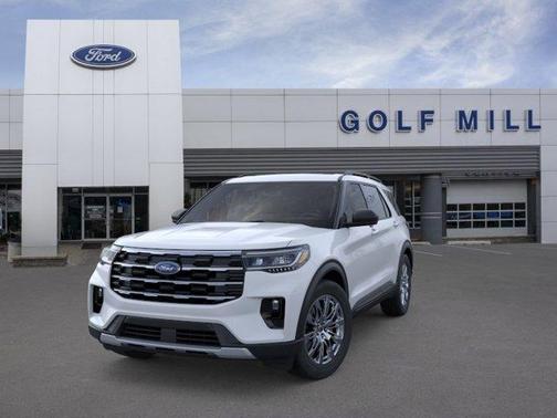 Space White Metallic 2026 Ford Explorer Active