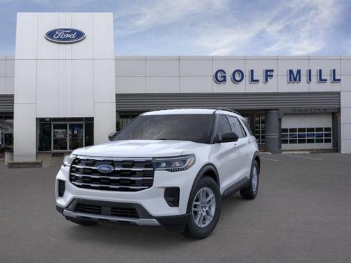 Space White Metallic 2026 Ford Explorer Active