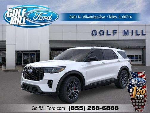 Star White 2026 Ford Explorer ST-Line
