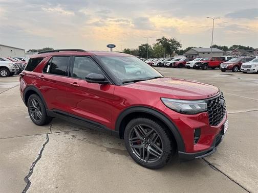 Rapid Red Metallic Tinted Clearcoat 2026 Ford Explorer ST