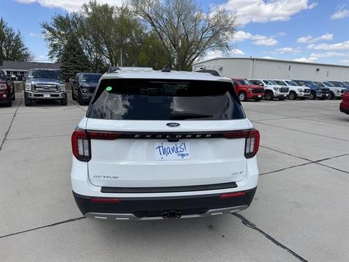 Space White Metallic 2026 Ford Explorer Active w-200A Pkg