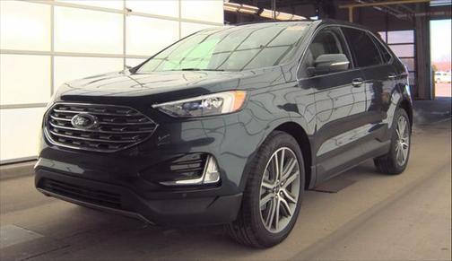 Stone Blue Metallic 2024 Ford Edge Titanium