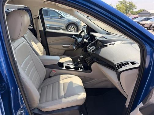 Lightning Blue Metallic 2017 Ford Escape Titanium
