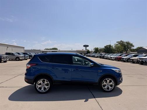 Lightning Blue Metallic 2017 Ford Escape Titanium