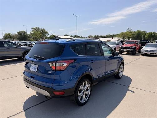 Lightning Blue Metallic 2017 Ford Escape Titanium