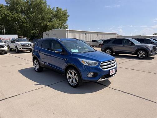 Lightning Blue Metallic 2017 Ford Escape Titanium