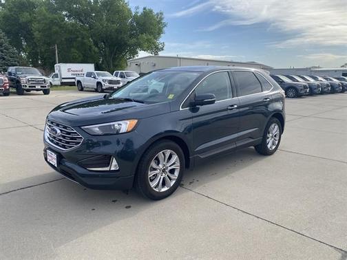 Stone Blue Metallic 2024 Ford Edge Titanium