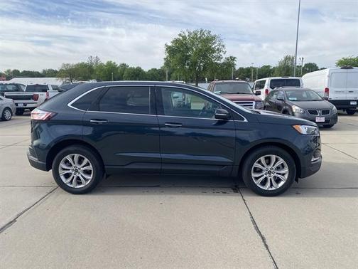 Stone Blue Metallic 2024 Ford Edge Titanium