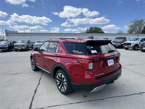 Rapid Red Metallic Tinted Clearcoat 2026 Ford Explorer Platinum
