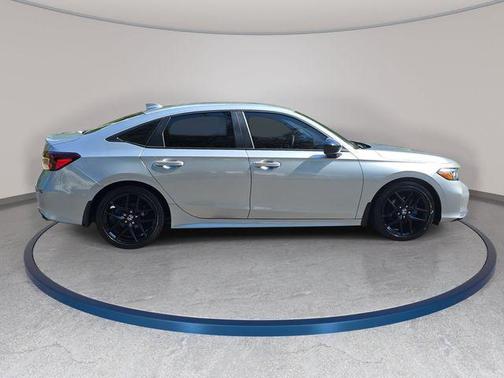 Solar Silver Metallic 2025 Honda Civic Sport