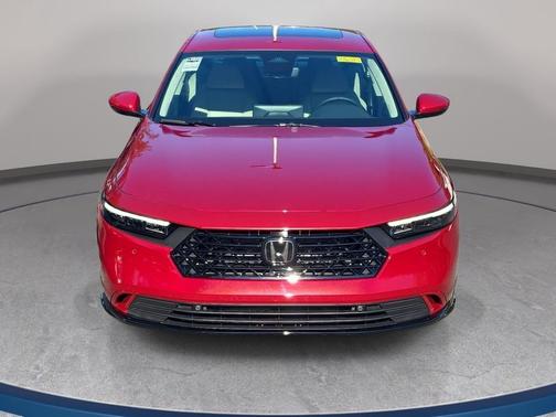 Radiant Red Metallic 2026 Honda Accord Hybrid EX-L