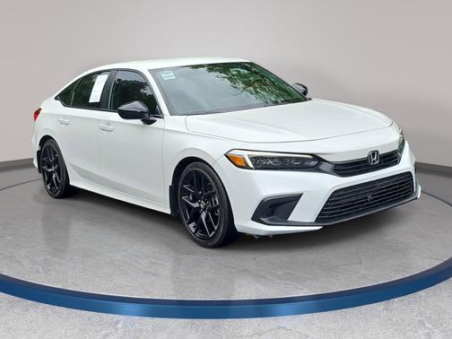 Platinum White Pearl 2024 Honda Civic