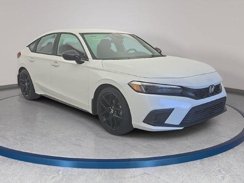 Platinum White Pearl 2024 Honda Civic Sport