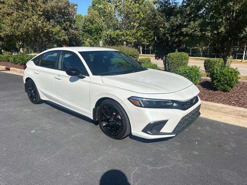Platinum White Pearl 2024 Honda Civic Sport