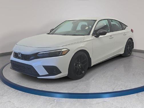 Platinum White Pearl 2024 Honda Civic Sport