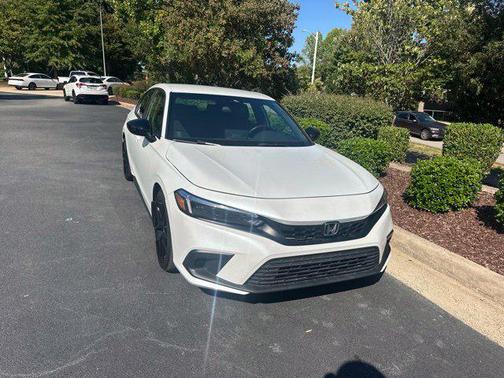 Platinum White Pearl 2024 Honda Civic Sport
